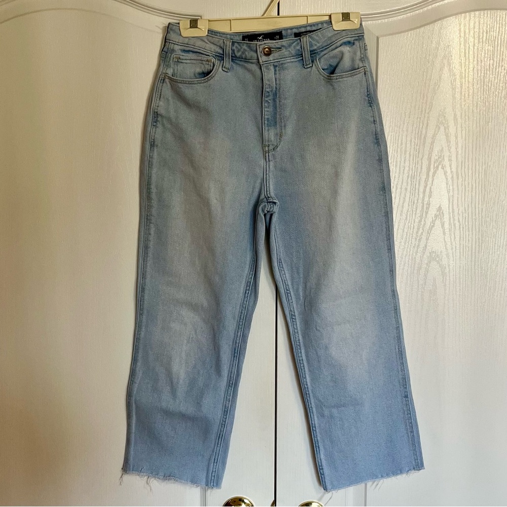 Hollister Ultra High-Rise Vintage Stretch Light Blue Jeans